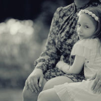 Child and parent. Child and parent.